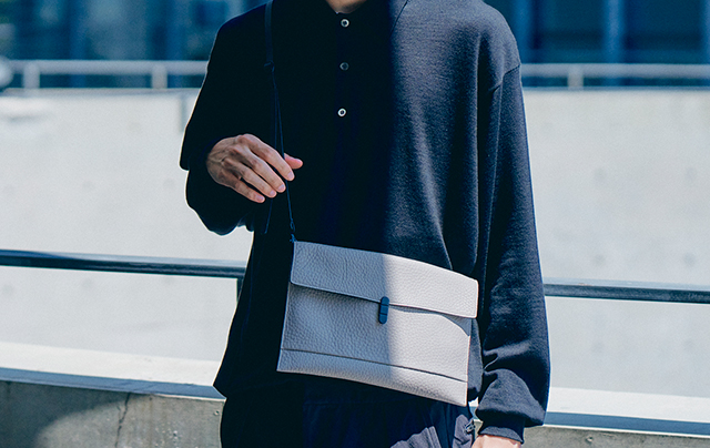 2WAYサコッシュL｜UTILITY SC｜革・レザーバッグのTOMOE(トモエ)公式サイト