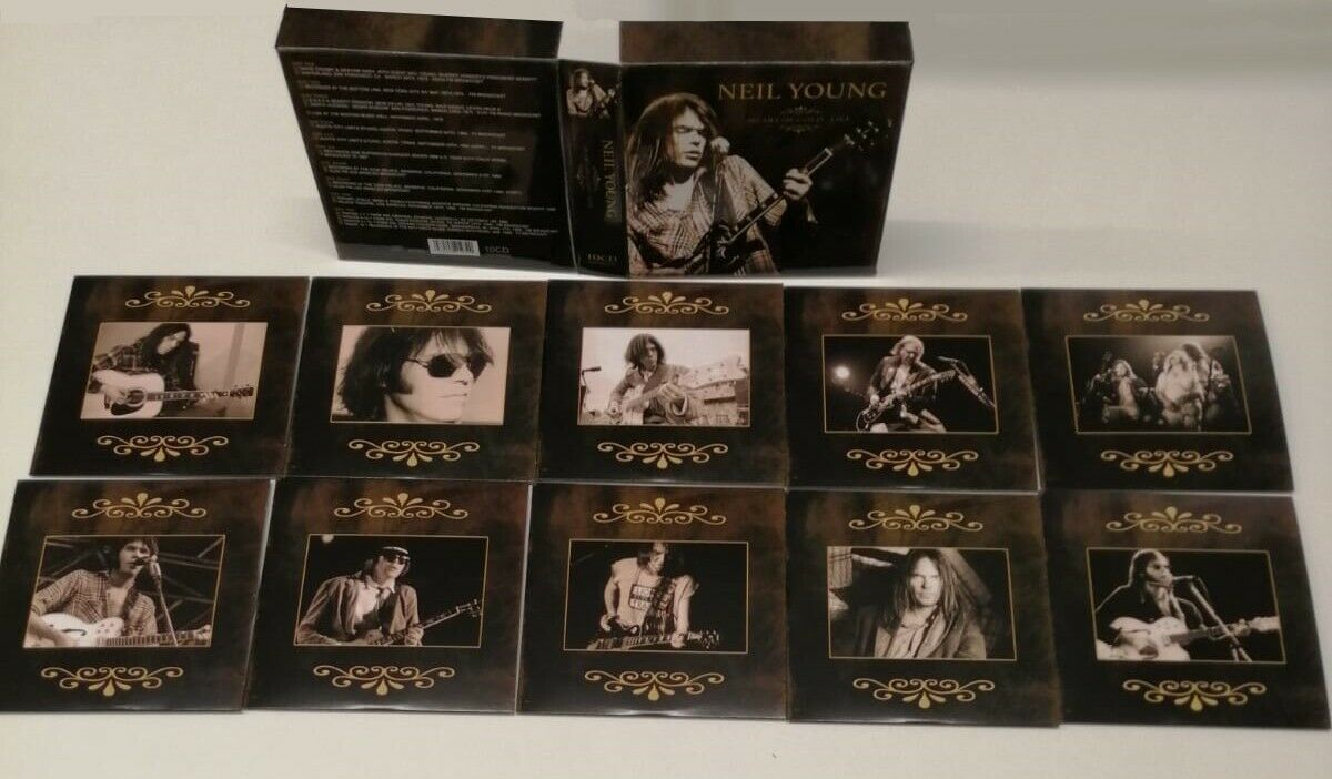 Neil Young Heart of Gold Live 10 x CD Box Set inc Cow Palace
