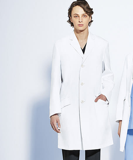 Mizuno】全1色・ミズノドクターコート（制菌・制電・メンズ） MZ-0025