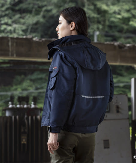 全3色】エコノミー防寒ブルゾン（反射素材使用/男女兼用） AZ-8461