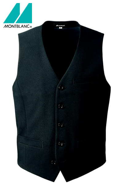 ベスト（スッキリシルエット・裏地付・ストレッチ・メンズ） BM6602-0