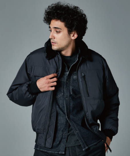 全2色】TS DESIGN ウインターフライトジャケット(防風・撥水） 46326