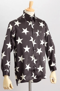 星柄シャツ・スターシャツ【通販、販売、メンズ、ステージ衣装、上野屋