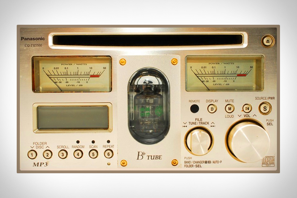 Panasonic CQ-TX5500D Vacuum Tube Car Stereo | Uncrate