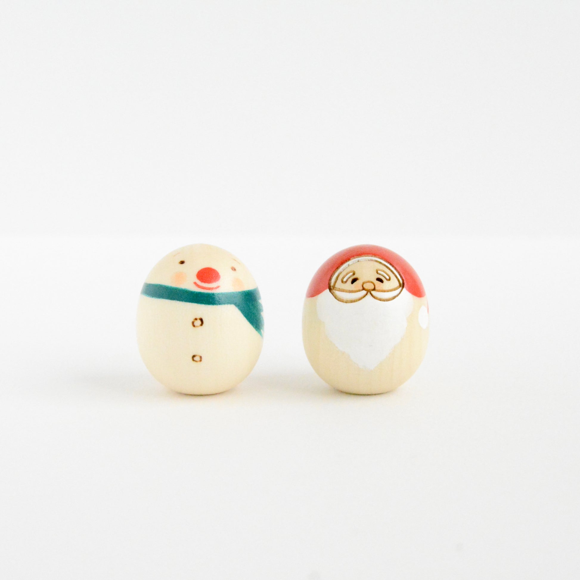 スノーマン たまご型 豆｜卯三郎こけし公式オンラインストア