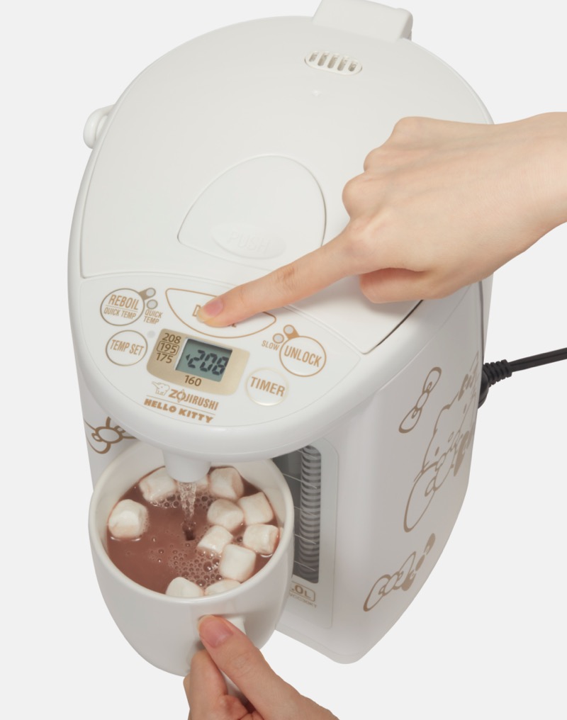 象印xハローキティ®」コレクション キッチンを彩る電動ポットが新登場