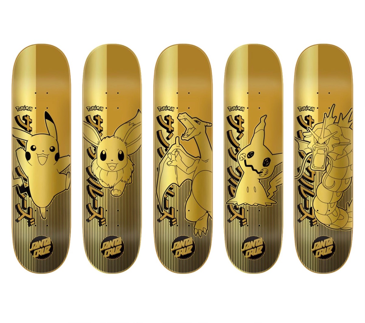 Pokémon × Santa Cruz 開封するまで中身のわからないスケートボードが
