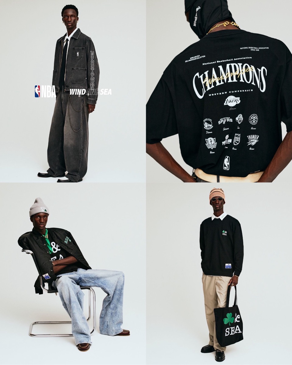 NBA × WIND AND SEA “ALL-TIME CHAMPIONS”が国内8月17日／8月18日より