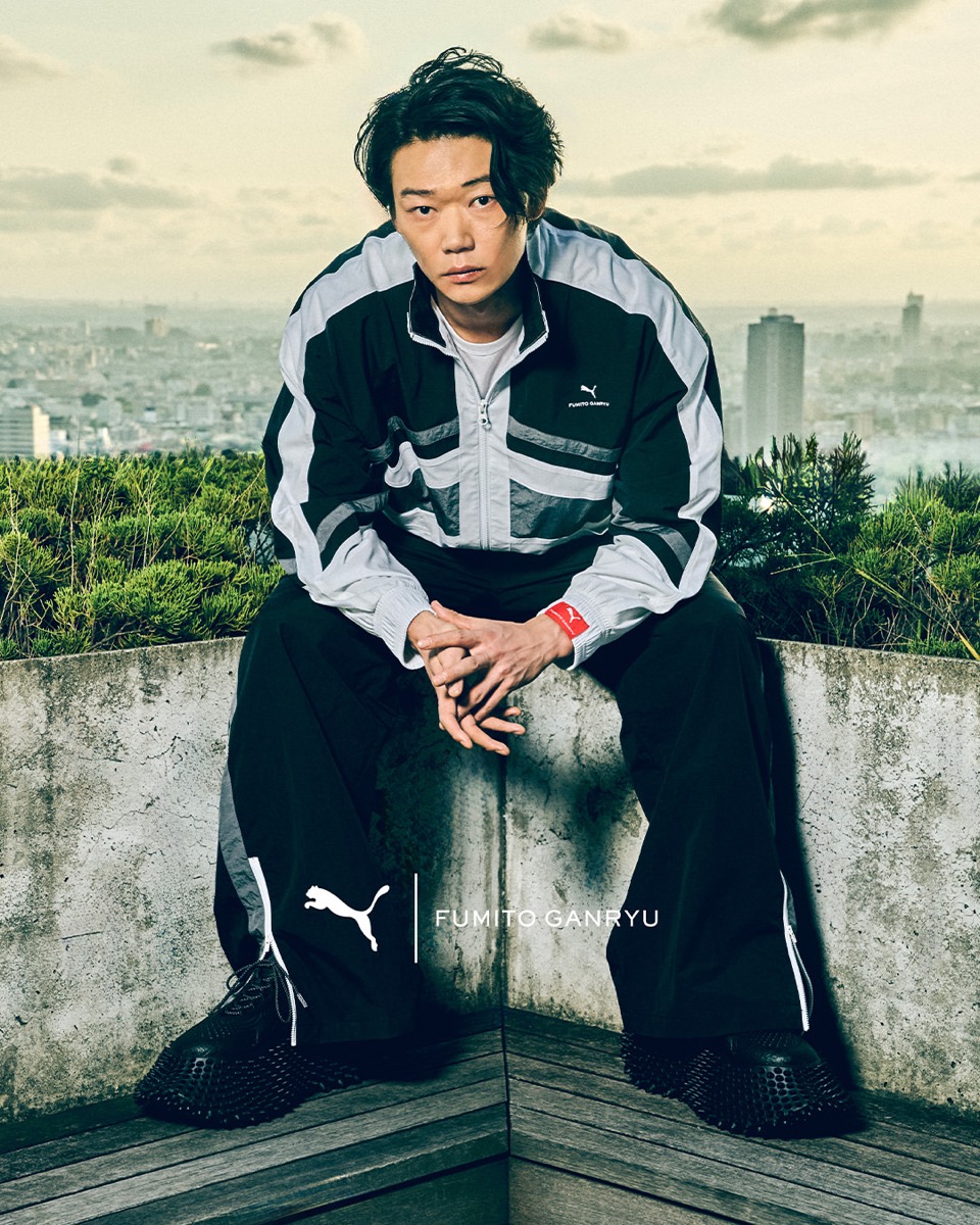 FUMITO GANRYU x Puma『Mostro XC 3D “Black”』& コラボアパレルが国内