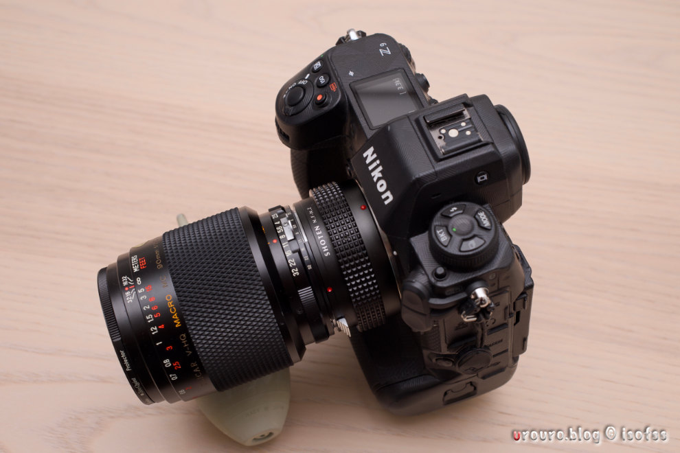 海外輸出用だった古の Elicar V-HQ Macro MC 90mm F2.5で博多うろうろ