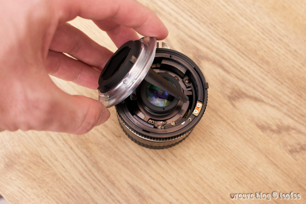 銘玉 AI Micro-NIKKOR 55mm f/2.8 Sのヘリコイド分解清掃手順。大切