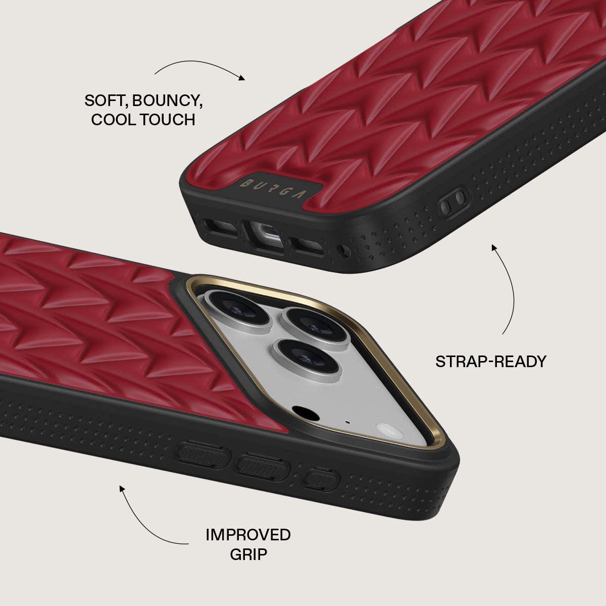 Cherry - iPhone 17 Pro Case | BURGA