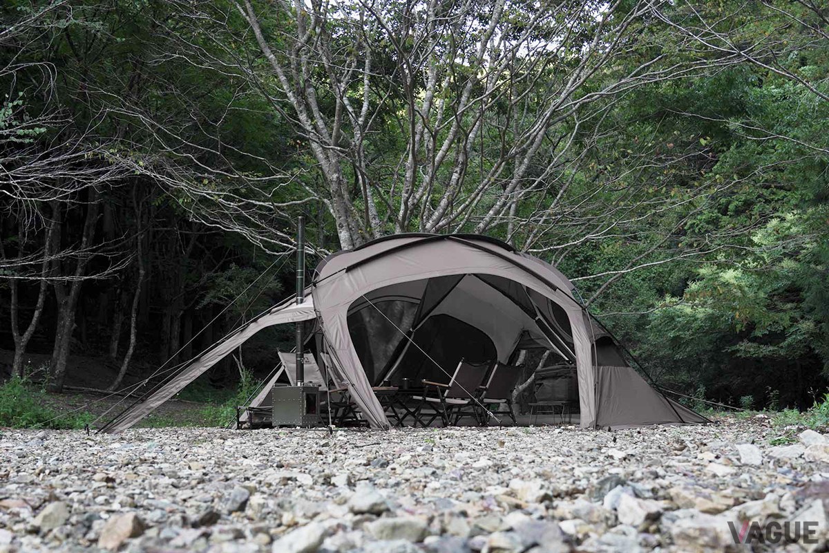 設営はわずか4本のポールのみ!? 究極の「おこもりキャンプ」に最適な