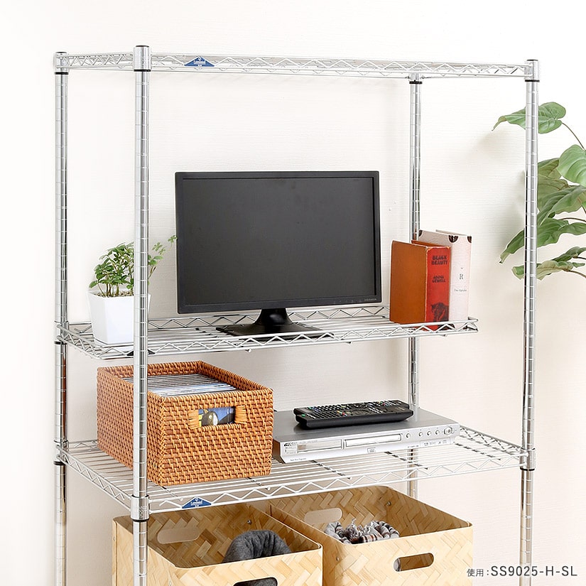 25mm] 幅60 (幅61×奥行25cm) ルミナスハーフシェルフ | ルミナス