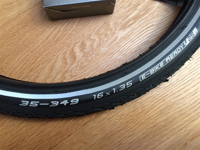 Bromptonタイヤの交換