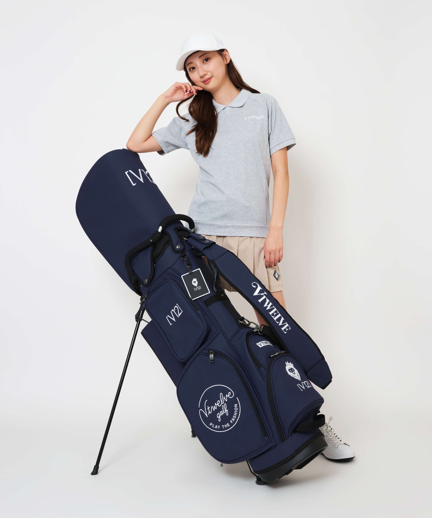 V12] ゴルフ メンズ,レディース キャディバッグ PUNCHING CB | 【公式