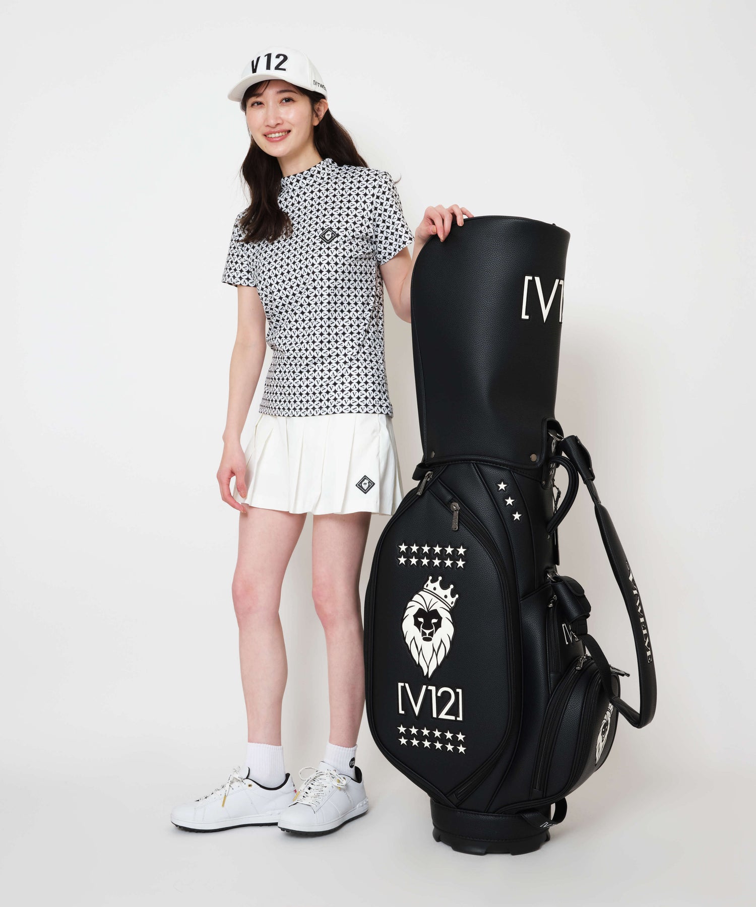 V12] ゴルフ メンズ,レディース キャディバッグ V12 PRO CADDY 9.5