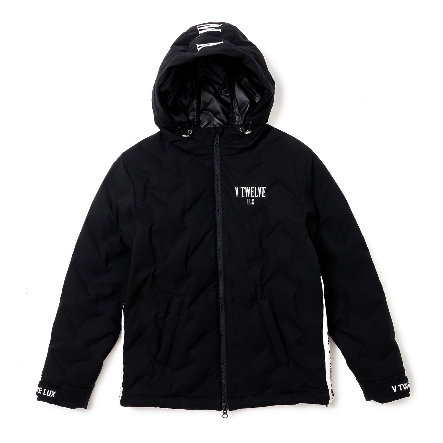 V12 ゴルフ レディース ダウンジャケット LX SIDE TAPE DOWN JKT