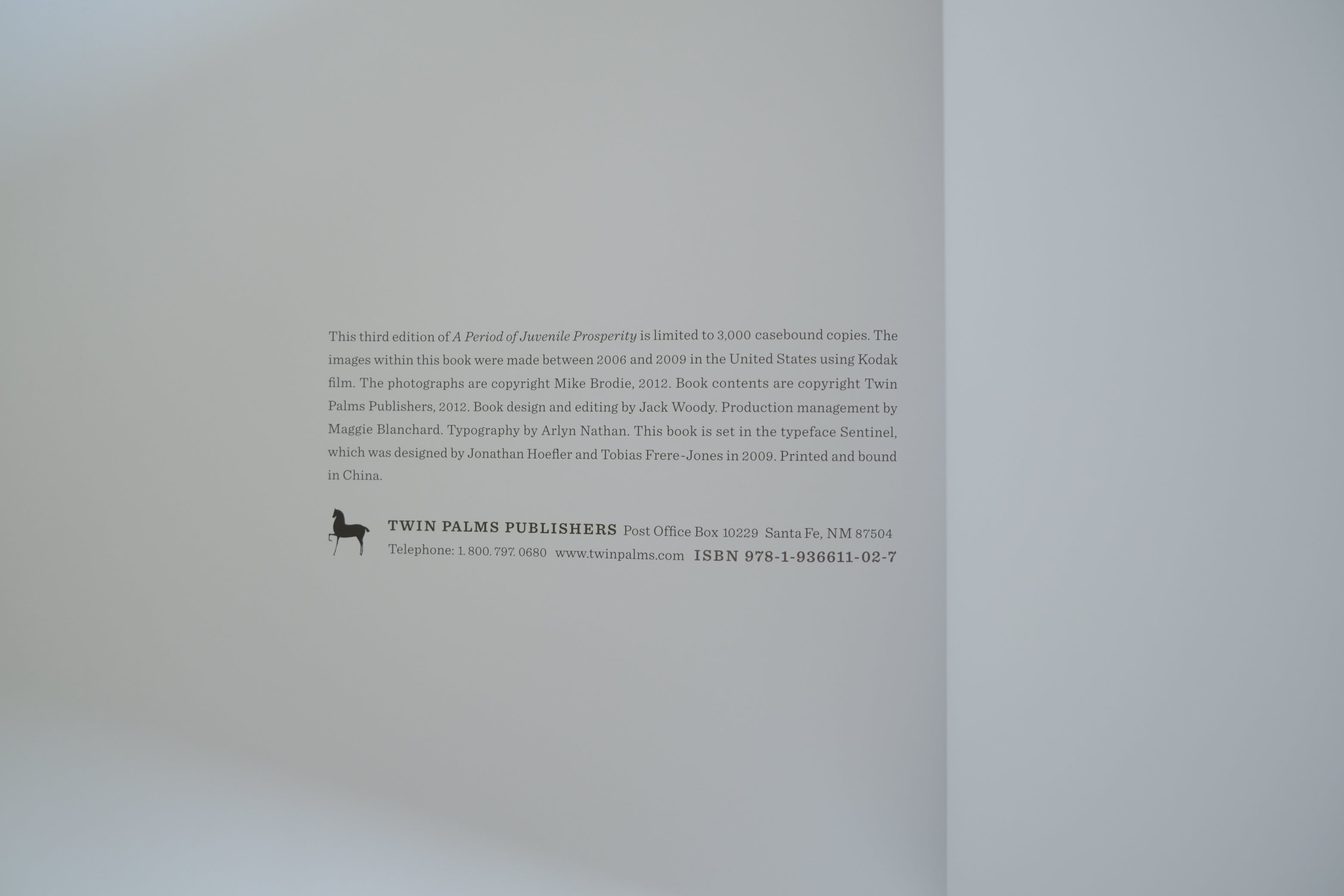 Mike Brodie（マイク・ブロディ）写真集『A Period of Juvenile