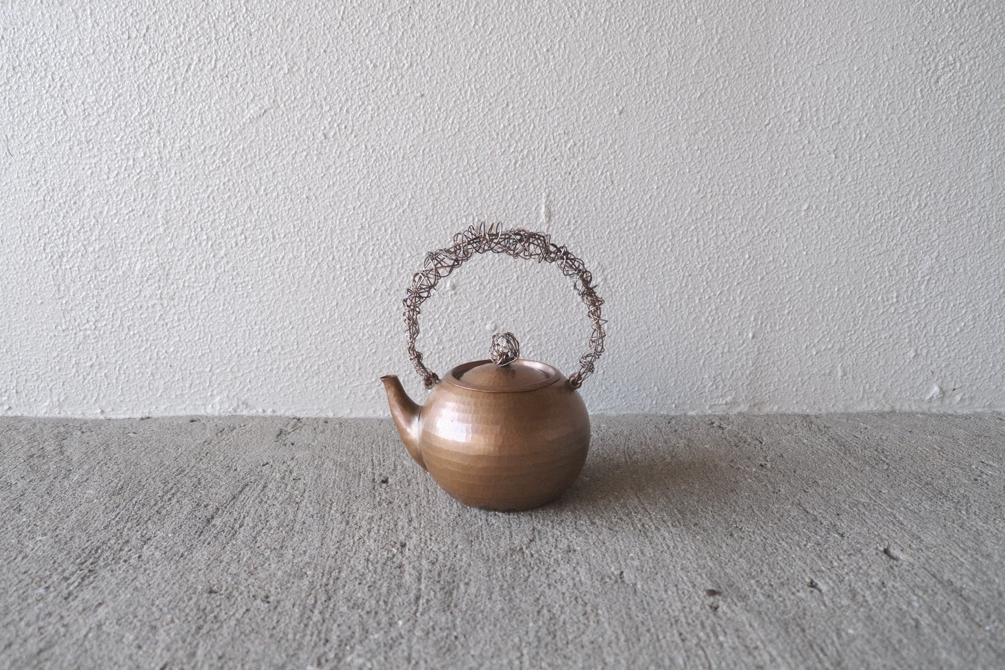 Jurgen Lehl｜ババグーリ 銅製ケトル（ステンレスワイヤー持ち手／IH非