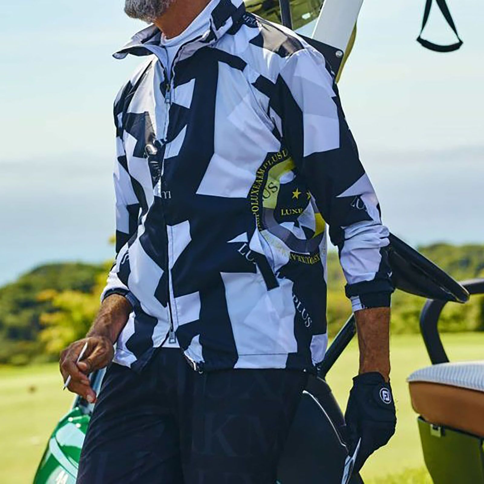 LUXE AKM PLUS - ジップアップブルゾン | ゴルフ カモ柄トラック