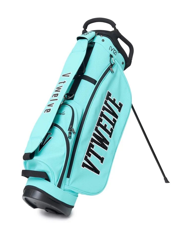 V12 - PERFORATE CB | スタンドキャディバッグ 9号 | ターコイズブルー