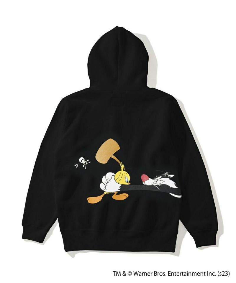 MARK&LONA - Tweety Applique Hoodie Sweat | プルオーバーパーカー