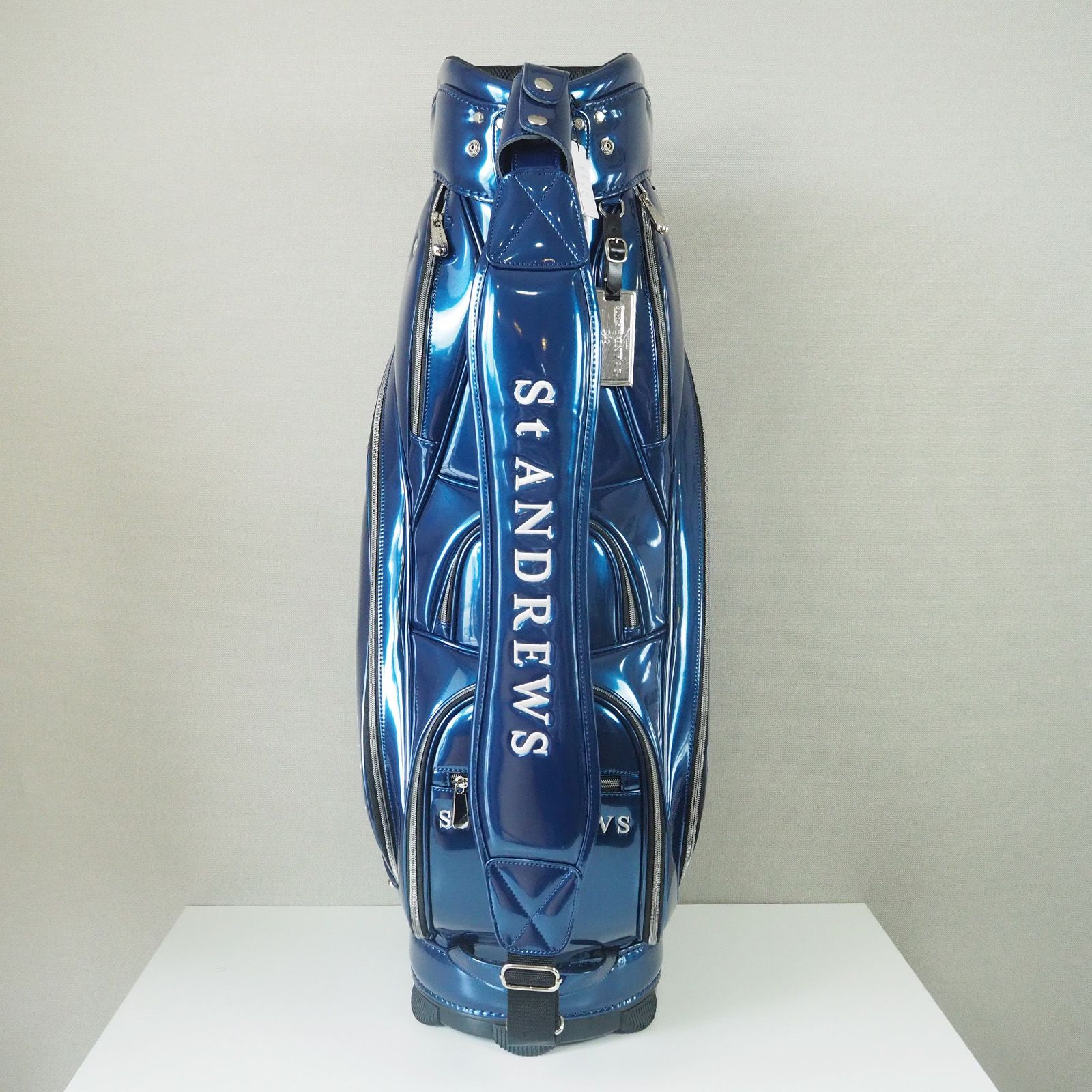 St ANDREWS - エナメル キャディバッグ 8.5型 | ブルー | ユニセックス