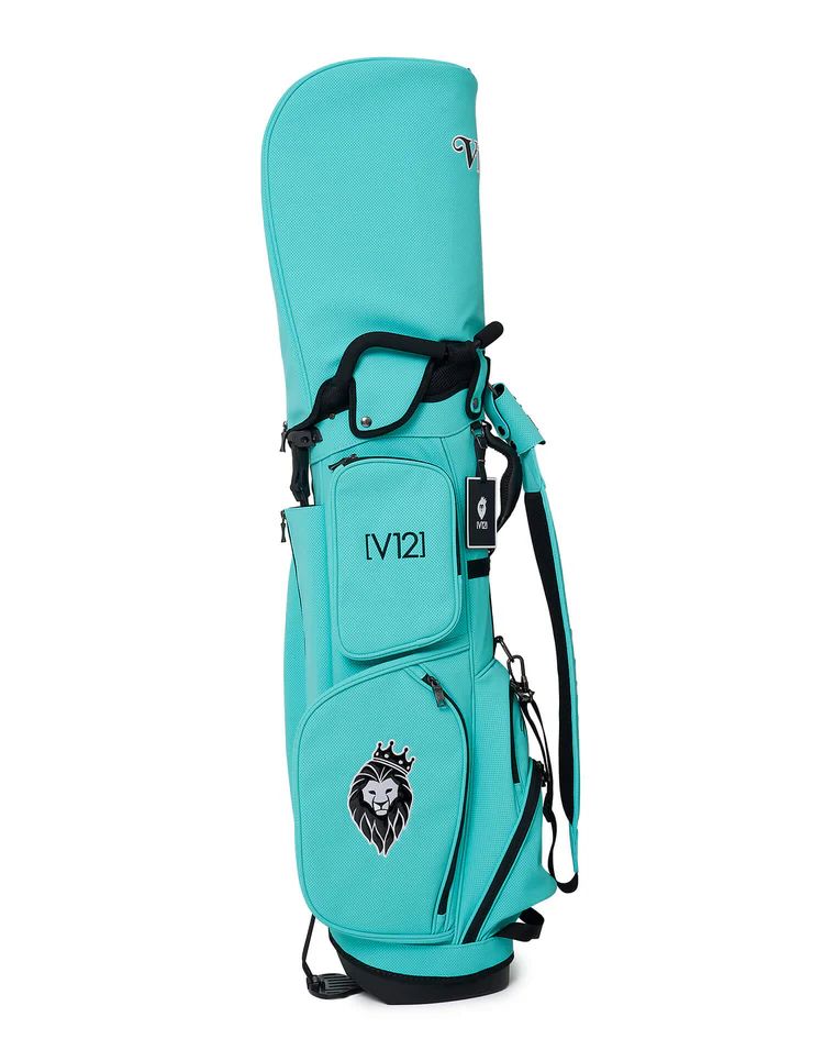 V12 - PERFORATE CB | スタンドキャディバッグ 9号 | ターコイズブルー