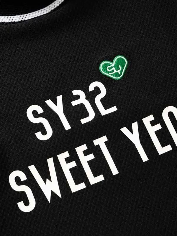 SY32 by SWEET YEARS - BLOCK JQ TRICOT L/S MOCK | モックネック