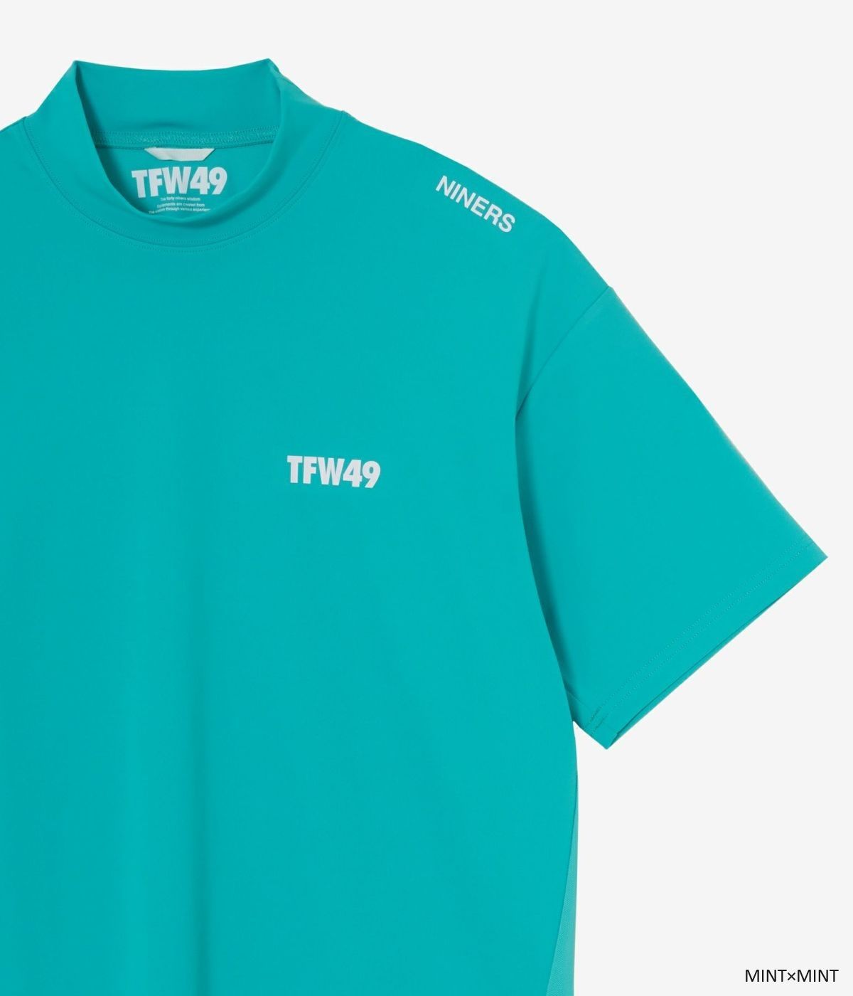 TFW49 - RELAX MOCK NECK T | モックネックシャツ | ブラック×ネイビー