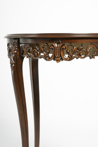 ロココ調 コンソールテーブル サイドテーブル ブラウン VTA4120-5