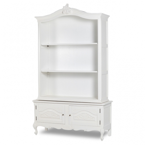 フレンチアンティーク ロココ調 キャビネット ホワイト VJC5079-18