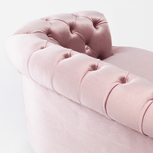 Mousofa モーソファ 2人掛けソファ グレイッシュピンク 布地 NM2F221K