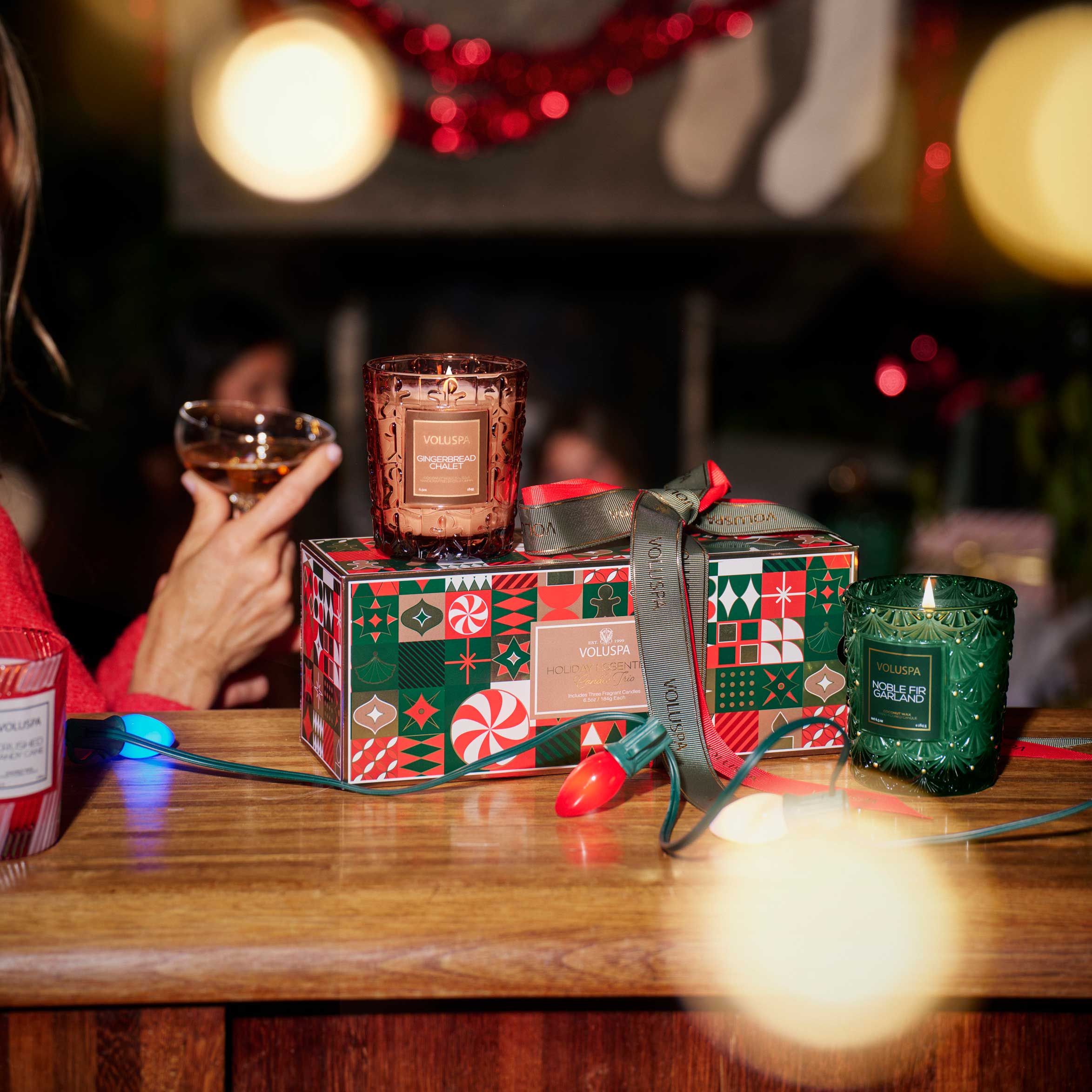 Holiday Essentials Candle Trio | Assorted Gift Set | VOLUSPA