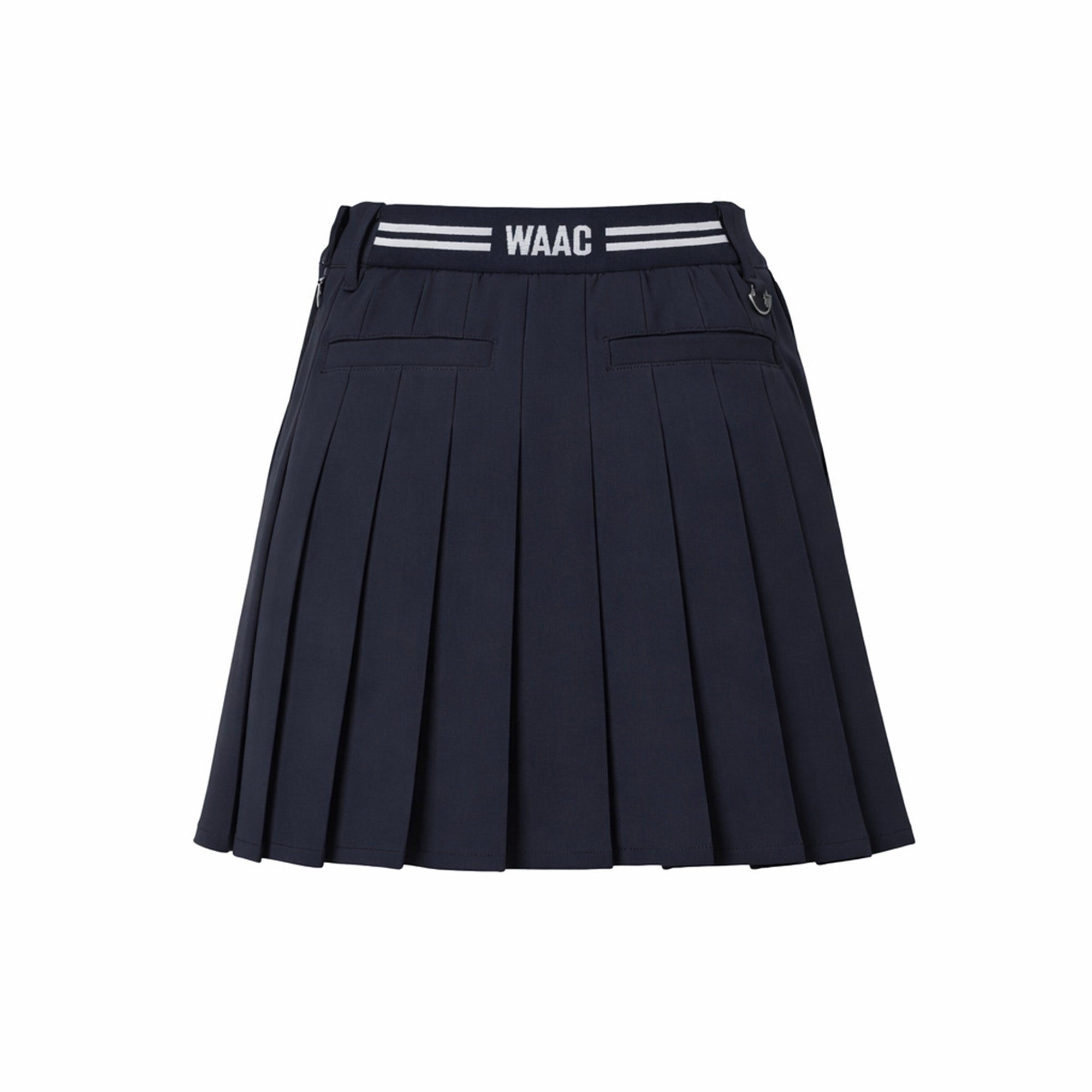 WAAC ブラック プリーツスカート 24 WOMEN プリーツスカートパンツ ブラック