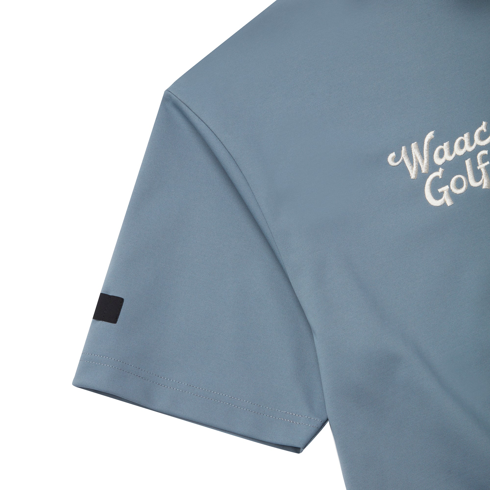 MEN ダブルロゴポンチモックネック ブラック