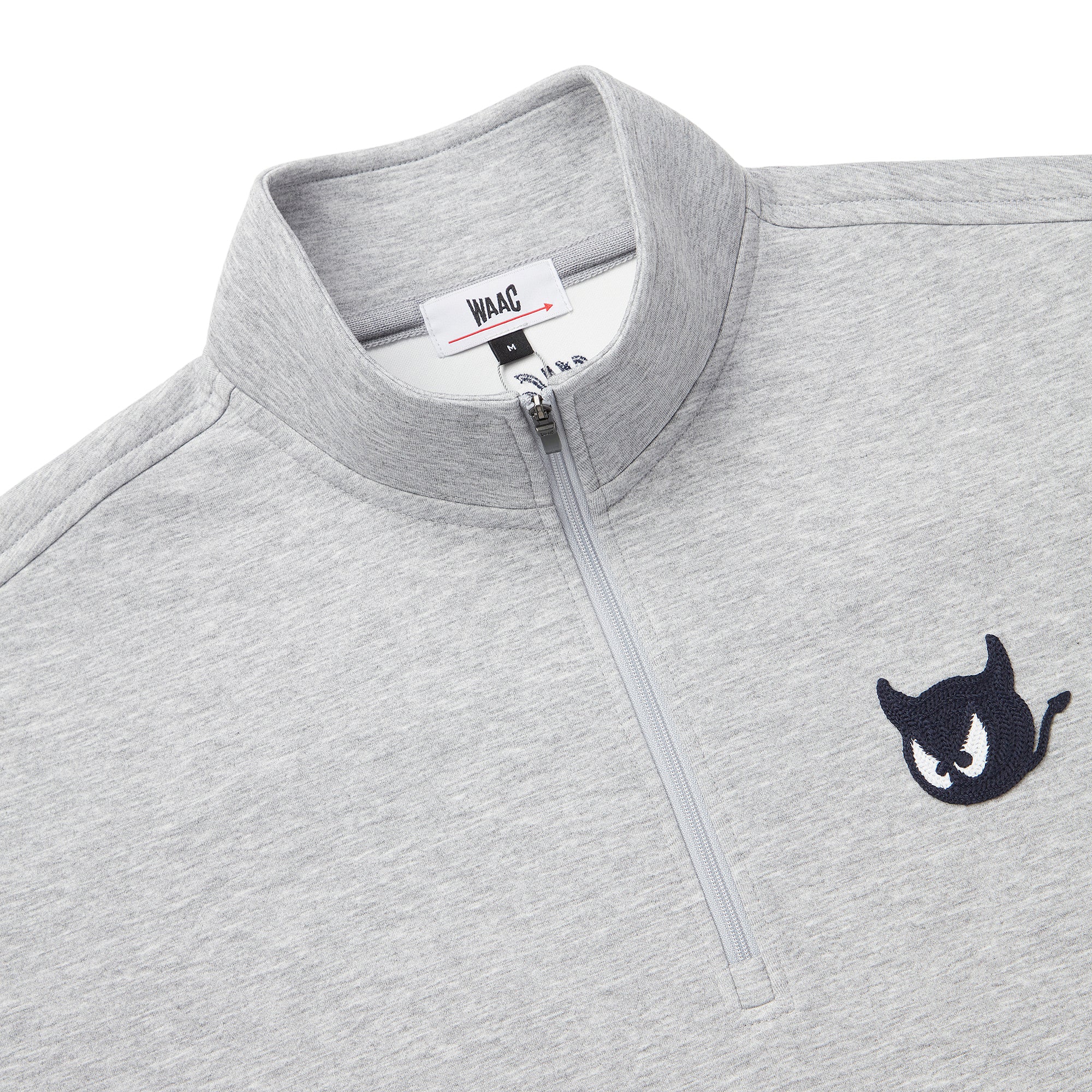 MEN ダンボールニットスポーティーハーフジップ アイボリー