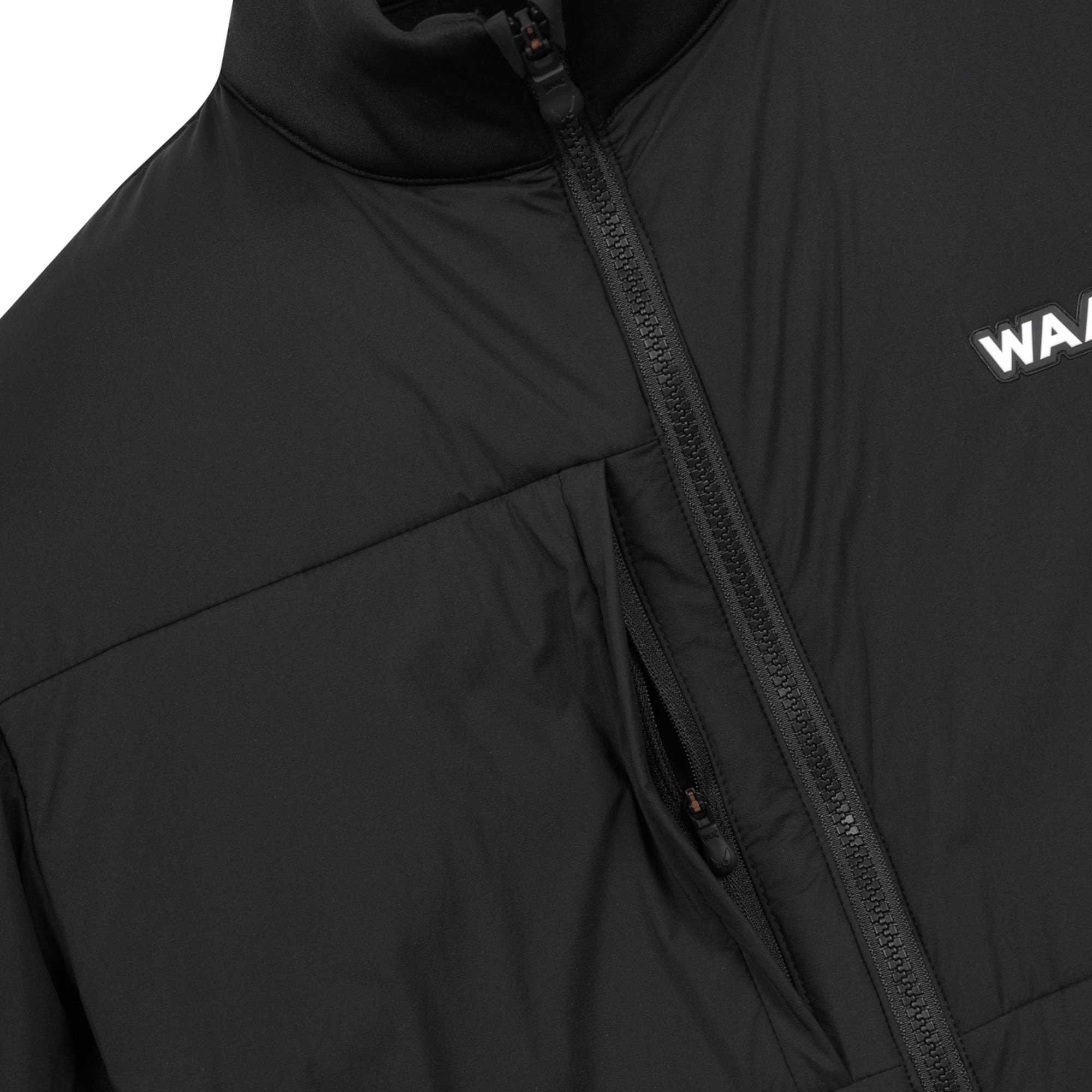 MEN ハイブリッドフルジップブルゾン ブラック