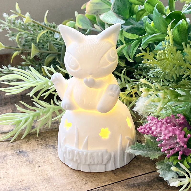 わちふぃーるど ダヤンランプ 置物 ライト わちふぃーるど ダヤン