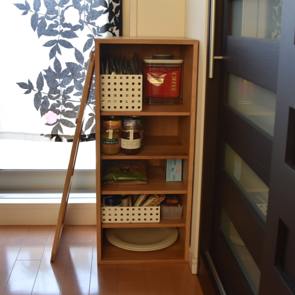 scope パントリー角 OAK 食器割壱◇キッチンの食品ストックに便利な
