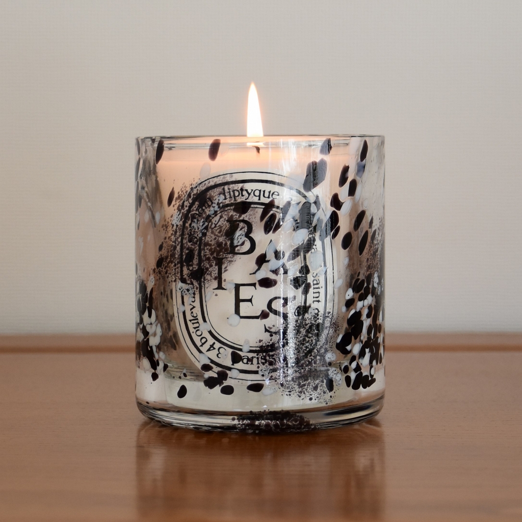 Diptyque 】吹きガラスの個体差も魅力のムラーノキャンドルホルダー