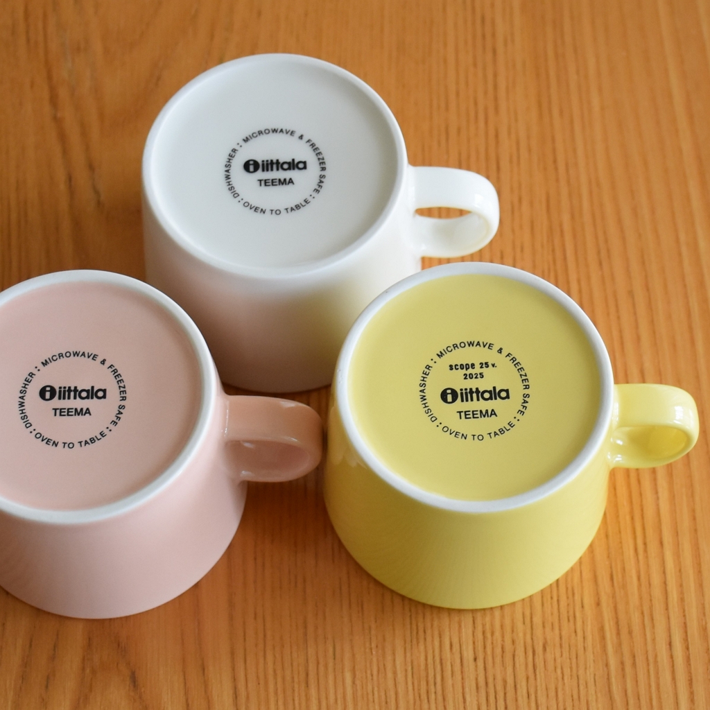 scope便 】25周年 ティーマ復刻イエローカップ＆ソーサー届きました