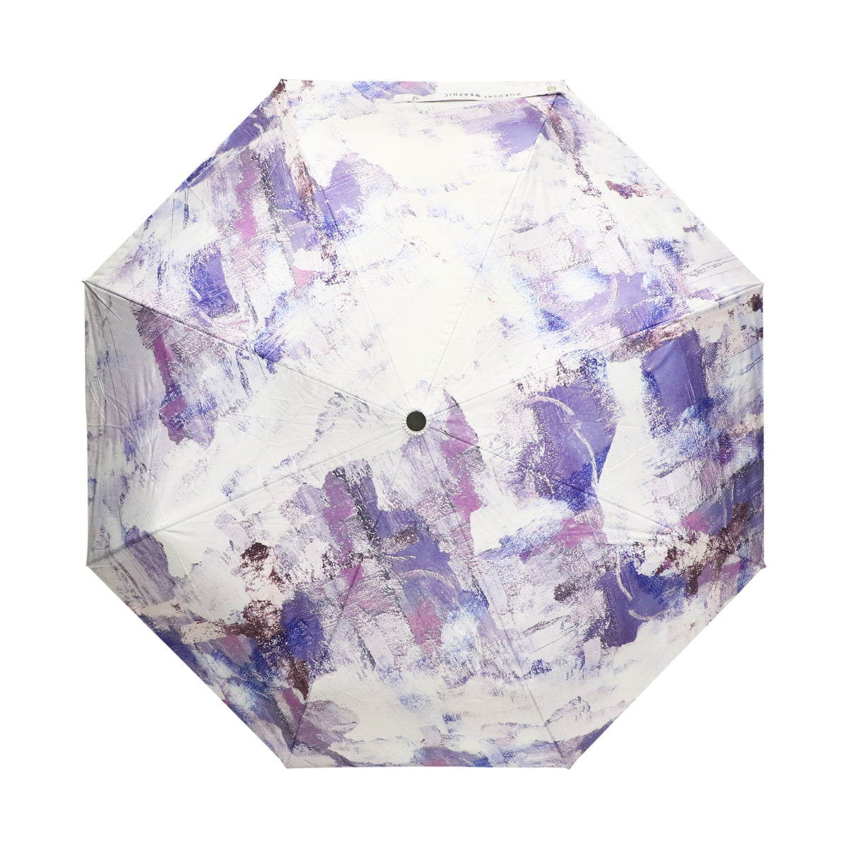 和柄テキスタイル 三つ折り畳み遮光日傘‐心象百景／風冴ゆる