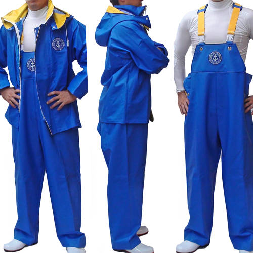 か*ず様 クラフテル 漁師カッパLサイズ 上衣のみ クラフテル 漁師