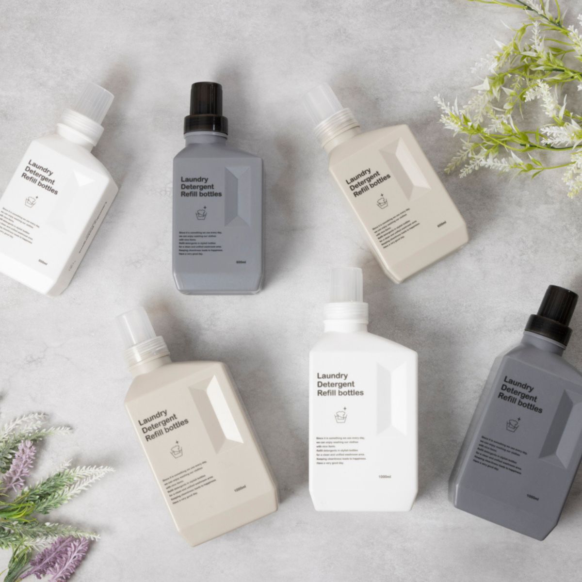 詰め替え容器 洗濯洗剤ボトル Tokinone PB. 洗剤詰め替えボトル 600ml