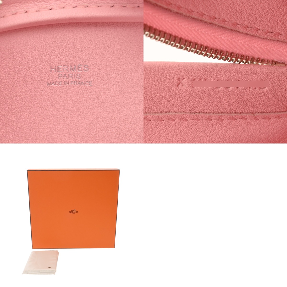 エルメス ミニプリュム ローズサクラ ヴォースイフト レディース