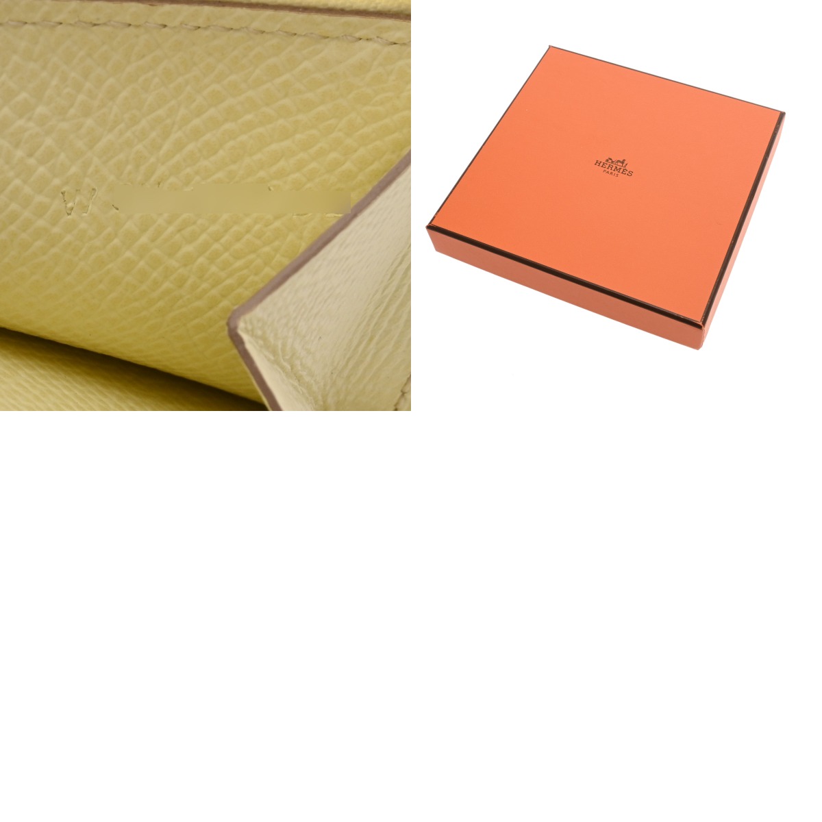 エルメス ニュー H パッサン コンパクト ジョーヌミルトン ヴォー