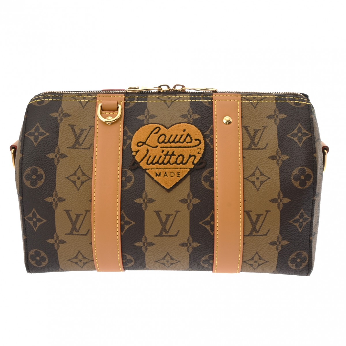 ルイ ヴィトン モノグラムストライプ NIGOコラボ シティキーポル