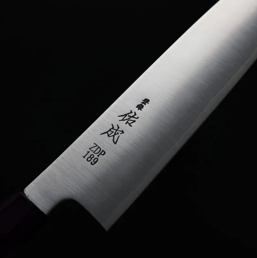 佑成牛刀240mm ZDP189粉末HSS鋼/沙漠鐵木八角柄- 火星主廚的回歸之旅